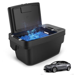Tesla Model Y Refrigerator Sub Trunk Drop-In Freezer with 35L App Control Fridge for Tesla Camping