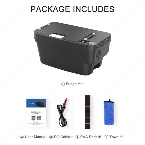 Tesla Model Y Refrigerator Sub Trunk Drop-In Freezer - 36 Quart Capacity