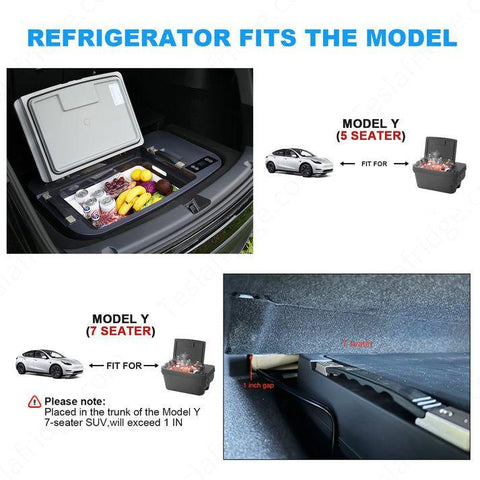 Tesla Model Y Refrigerator Sub Trunk Drop-In Freezer - 36 Quart Capacity