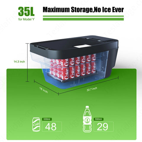 Tesla Model Y Refrigerator Sub Trunk Drop-In Freezer - 36 Quart Capacity